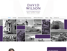 Tablet Screenshot of davidwilsonteam.com